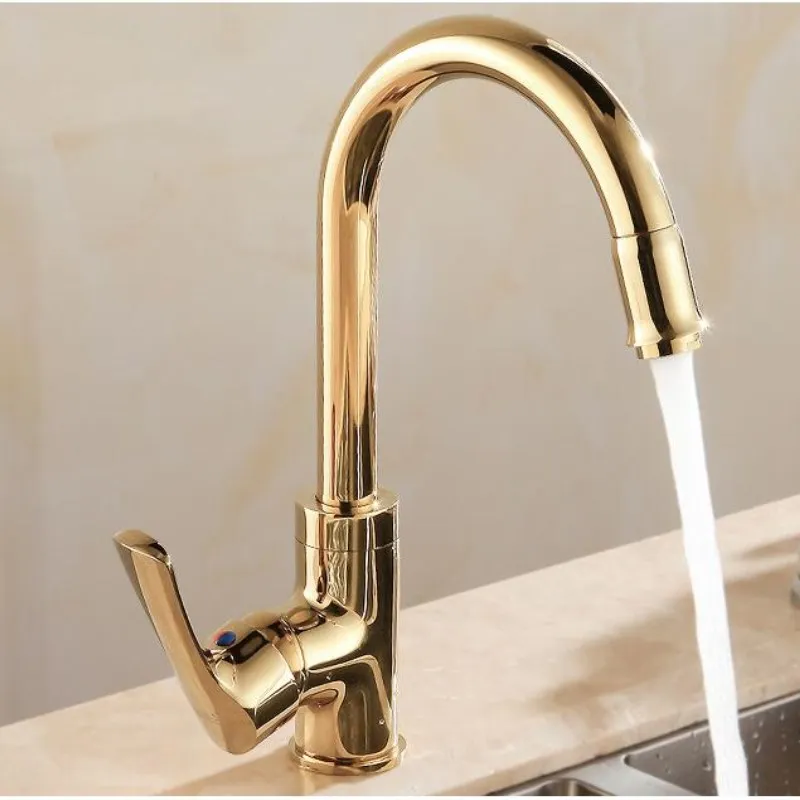 

New Basin kitchen Faucet Bathroom Faucet Hot and Cold Gold Brass rotation Toilet Sink Faucet Water Crane Mixer