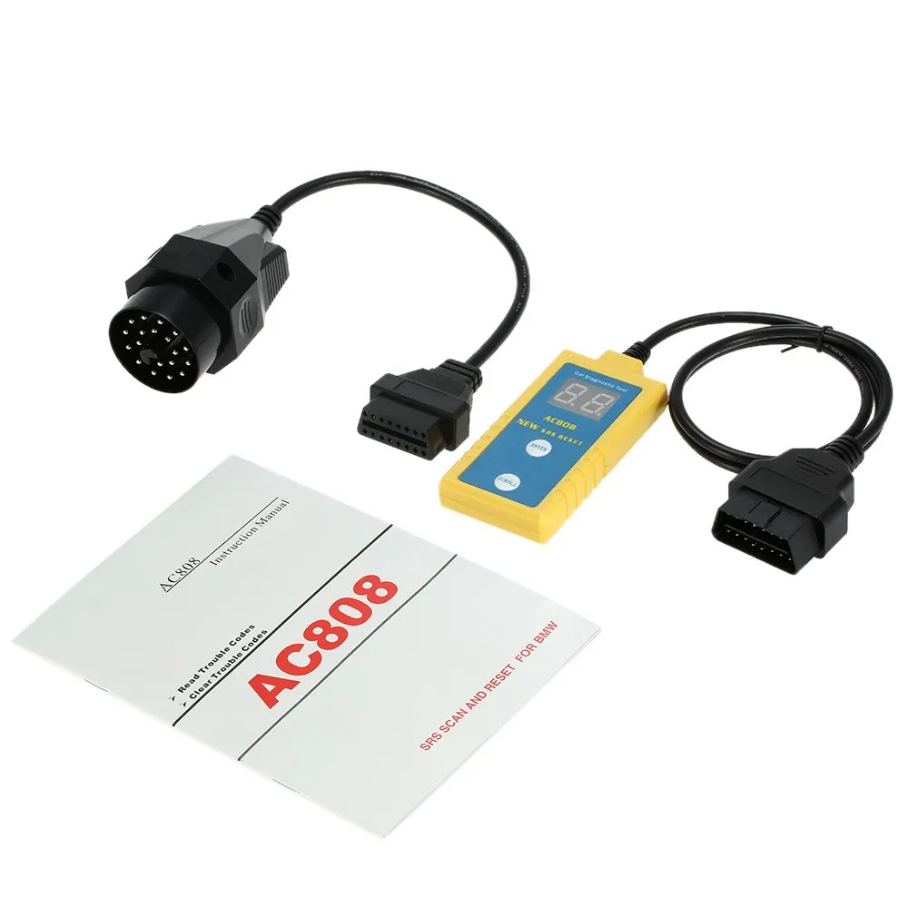 B800 Auto Car Airbag Diagnostic Scan Tool Code Reader Scanner Read and Clear SRS Trouble Codes for BWM