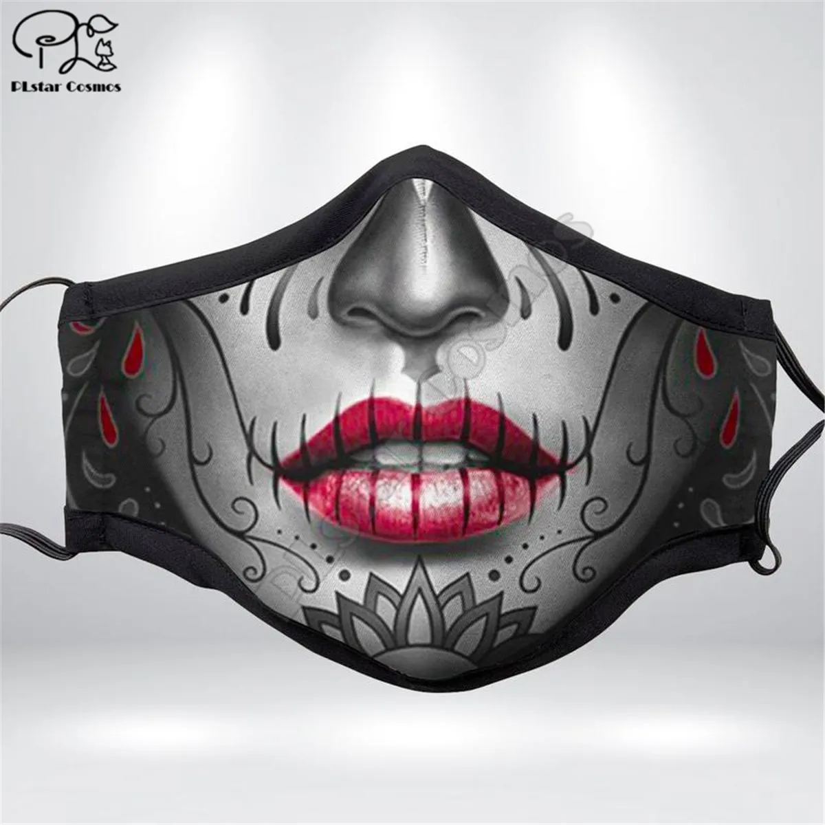 PINKIE LIP SCHÄDEL 3D gedruckt masken Halloween party masken Unisex Erwachsene kind größe Spaß rolle spielen masken