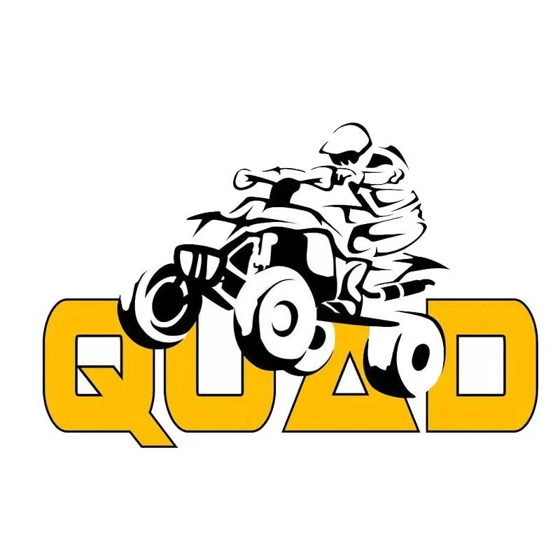 RuleMyLife 15.2CM*10CM Fashion Decoration Quad Bike PVC Motorcycle Car Sticker 11-00246