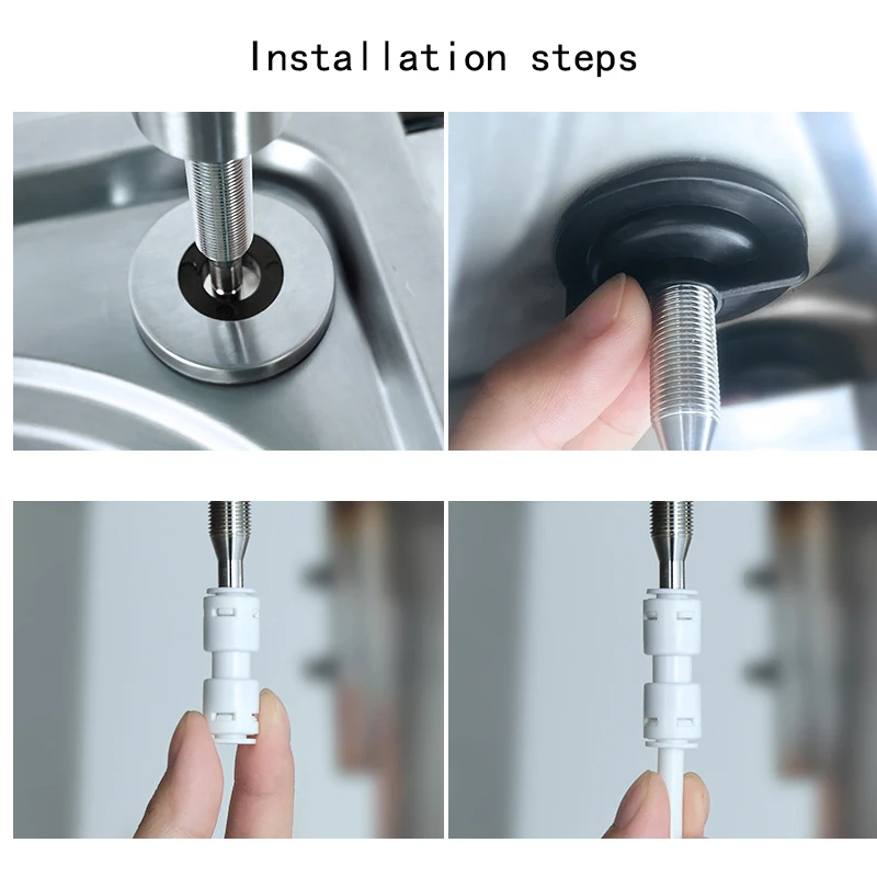 Kitchen Water Faucet 1/4 Inch Connect Hose Reverse Osmosis Filters Parts Purifier Direct Drinking Tap