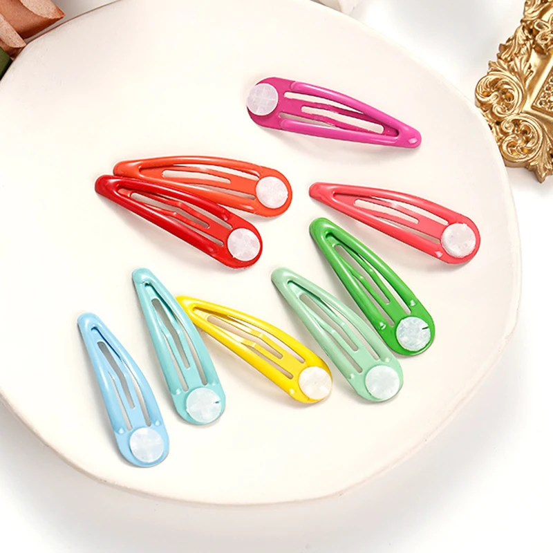 20Pcs 50mm Hairpin Barrette BB Clip Base for DIY Handmade Kids Flower Bow Hairpins Hairgrip Girls Hair Style Accessories Tools