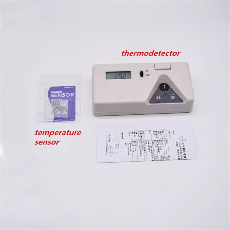 2024 New Soldering Temperature Tester Electrical Soldering Iron Tip Thermometer Sensor