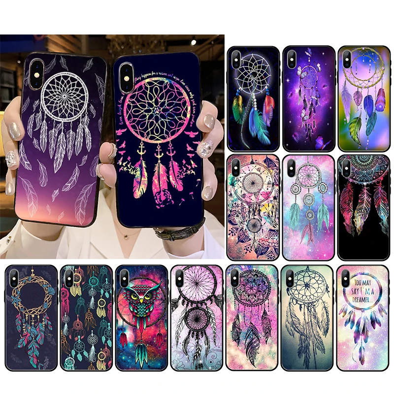 Dream Catcher Watercolor Phone Case For iphone 15 14 13 Pro Max 12mini 12 11 ProMax XS MAX XR SE2 14 Plus X