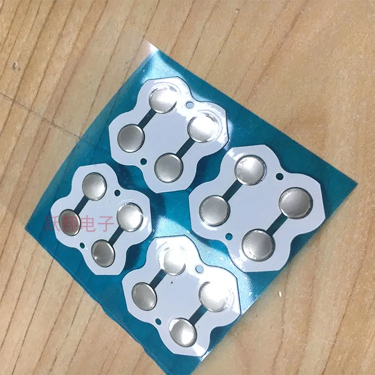 10ชิ้นแป้นพิมพ์ abxy ปุ่มกดฟิล์มนำไฟฟ้ากด Buton สำหรับ L R SWITCH ชิ้นส่วนซ่อมแผ่นโลหะ
