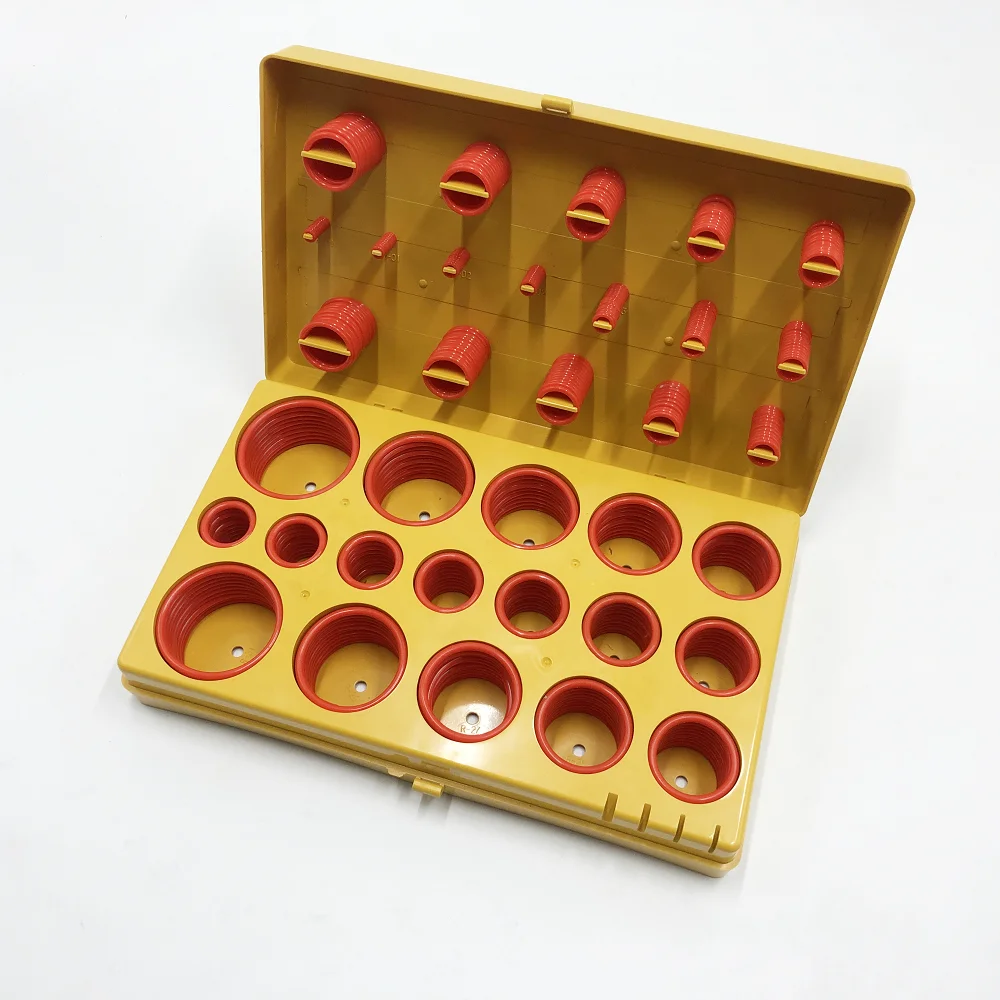 

Silicone FDA Industrial O-Ring Kit 32Sizes Inch Sea 407 Piece O-Rings Plumbing Universal Rubber Seal O-Ring Assortment