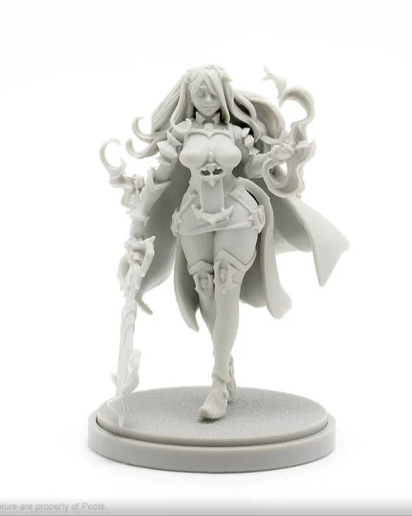 30mm Resin Figure model kits King-dom death Fallen Hero  Unassembled and unpainted 047