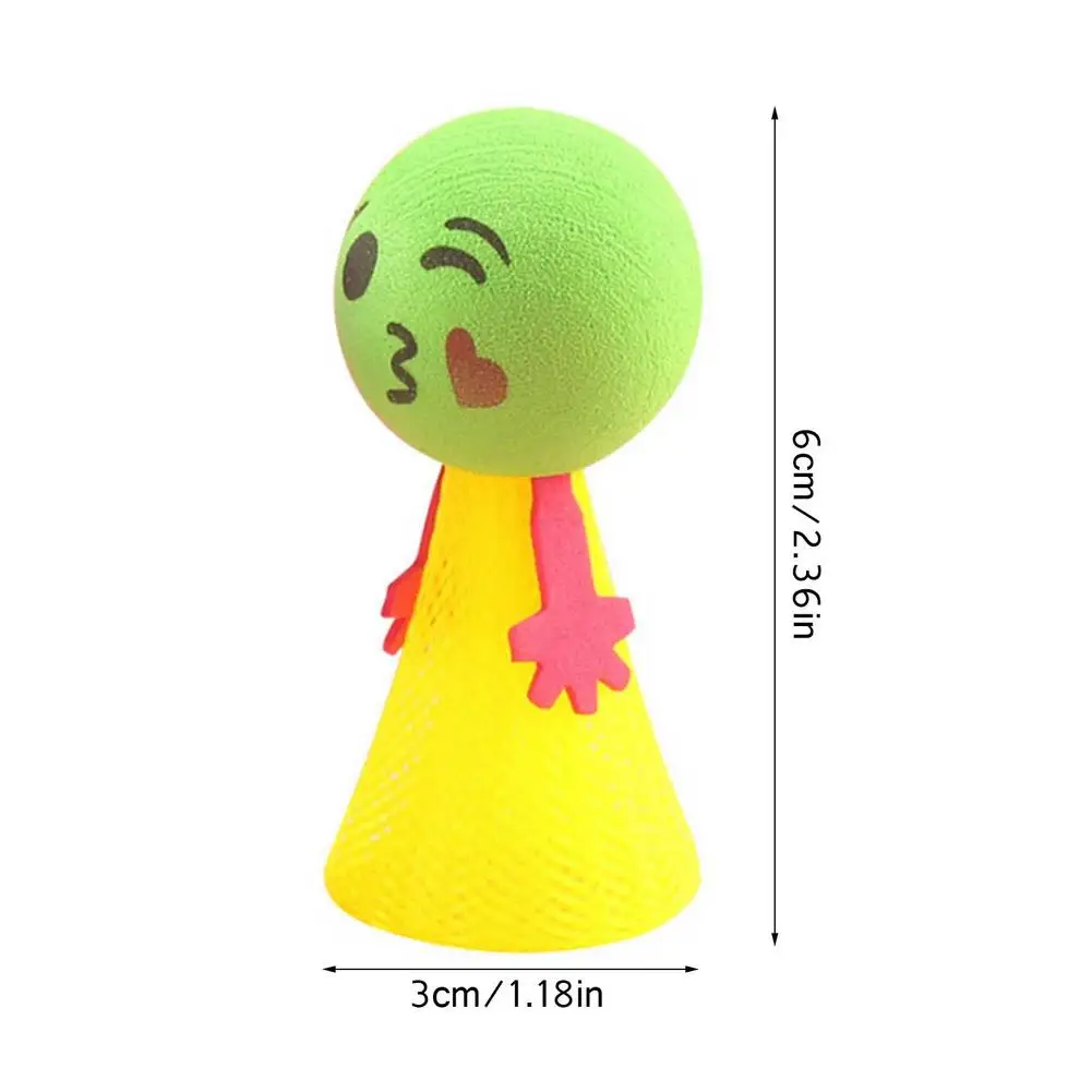 Jumping Elf Toy Cartoon Decompression Doll Bouncing Toy Decompression Squeeze Toys Sensory Squishy Toy Random Color