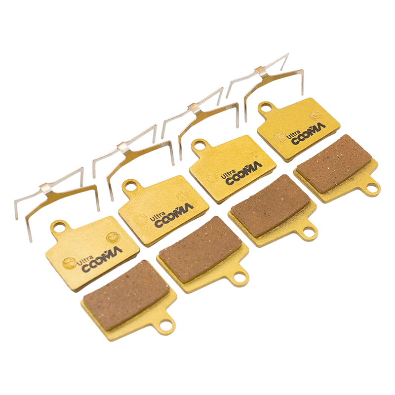 Bicycle Disc Brake Pads for Hayes Dyno, Stroker Ryde Calipers, 4 Pairs, Ultra Class, Full Metal