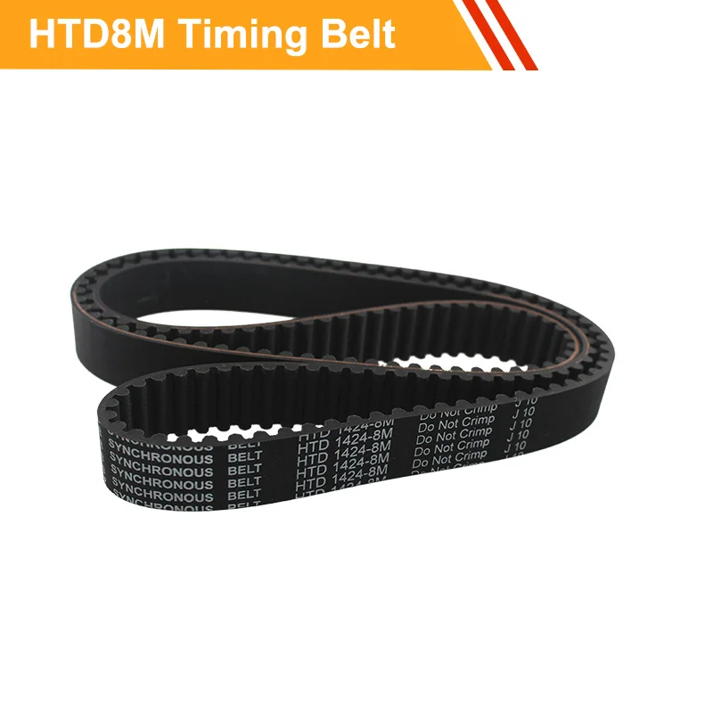 

HTD8M Timing Belt 8M-1384/1392/1400/1408/1416/1424/1432/1440/1448/1456/1464mm Toothed Belt For 8M Timing Pulleys