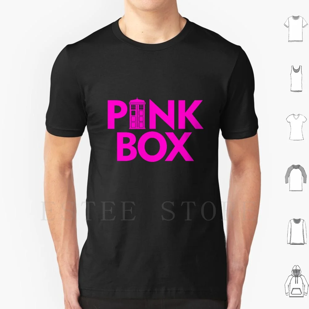 13 Pink Box Time Lady Male Female Time Symbol Police Box Tee T Shirt Cotton Men DIY Print Who Police Box Time Travel