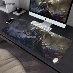 Dark soul XXL Large Computer Anime Mouse Pad 800X300mm Cool MousePad Laptop Desk Keyboard Pad XL Table Mat for Playing Games