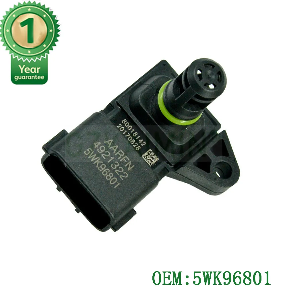 MAP Air Intake Pressure Sensor OEM 4921322 5WK96801 2897333 A2C533266 Fits For Dodge Ram Cummins Diesel 6.7L