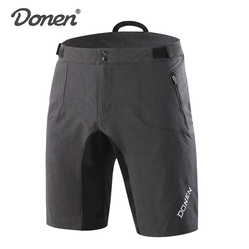 DONEN  Mens Cycling Shorts Mountain Bike Downhill Shorts Loose Outdoor Sports Riding Road MTB Bicycle Short Trousers