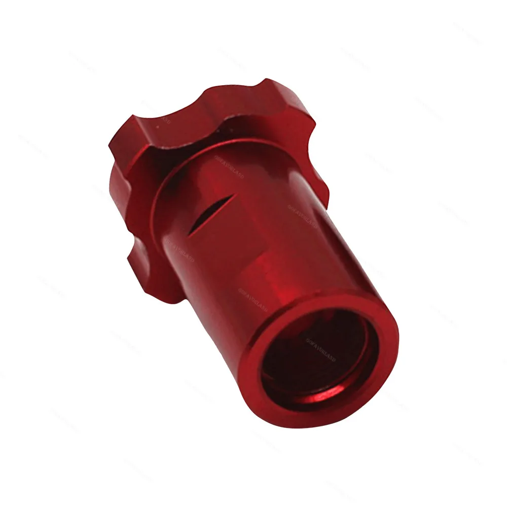 Konektor Senapan Semprot Ulir Internal M14x1mm Aluminium Merah untuk Adaptor PPS