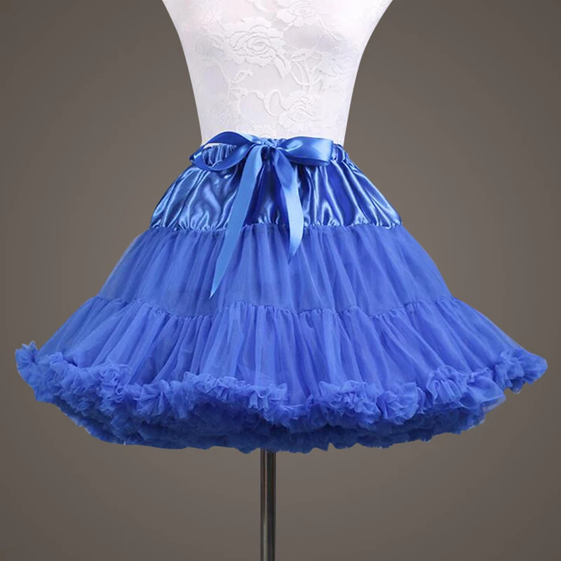 Vestido de baile bajo falda Swing Vestido corto enagua Lolita Cosplay enagua Ballet tutú falda Rockabilly crinolina