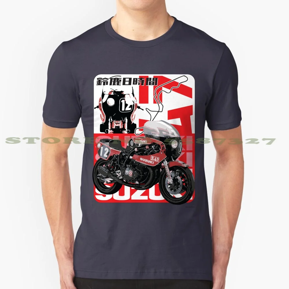 Gs1000R The Art Of Racing 100% Pure Cotton T-Shirt Gs1000R Xr69 Wes Cooley Graeme Crosby Yoshimura Suzuka 8 Hours Tshirs Guy