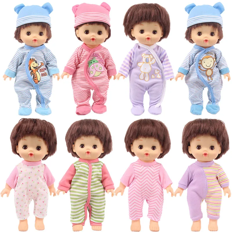 Doll 14 Styles Nenuco Doll Casual Animal Cute Pajamas Fit 25Cm Mellchan Baby Doll Clothes Accessories,Generation,Girl's Toy Gift