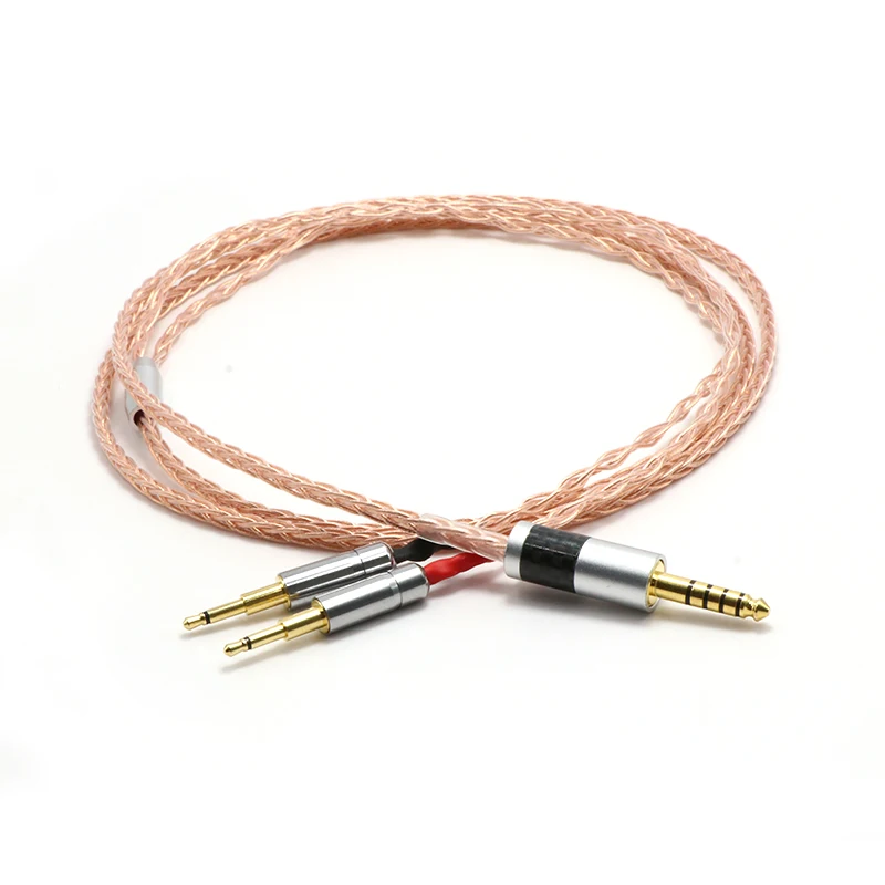 High Quality 4.4mm 8core Silver Plated Headphone Upgrade Cable for HE1000 HE400S HE560 Oppo PM-1 PM-2