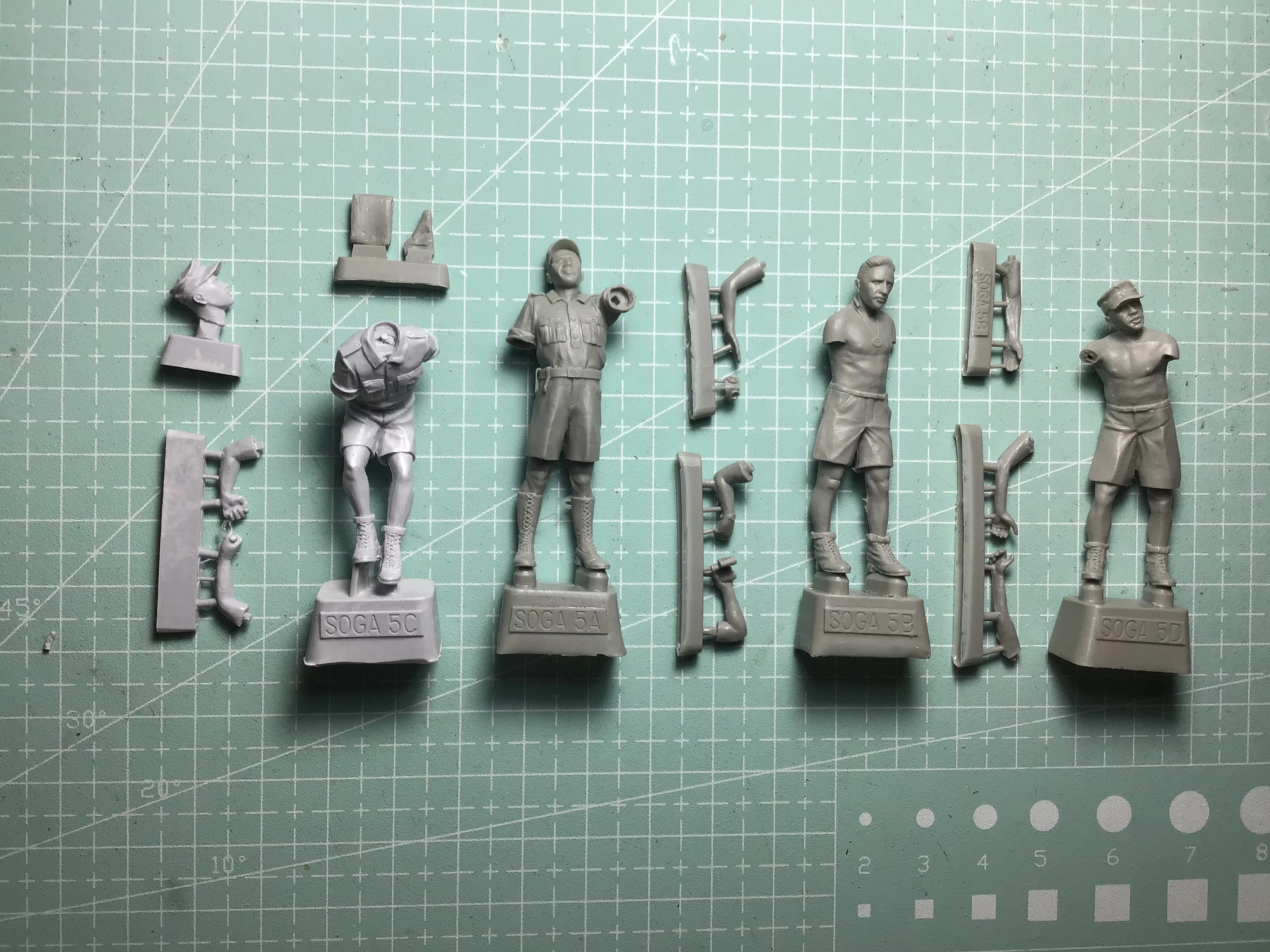 1/35 Resin Model Figuur Gk, Ongemonteerd En Ongeverfd Kit