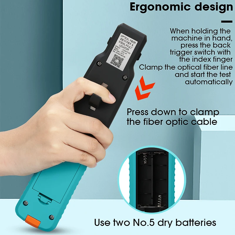 High quality Fiber Optic Identifier Live Fiber Optical Identifier with Built in 10mw Visual Fault Locator