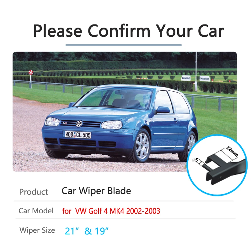 for Volkswagen VW Golf 4 MK4 2002 2003 1J Front Windscreen Windshield Wipers Car Wiper Blade Car Accessories