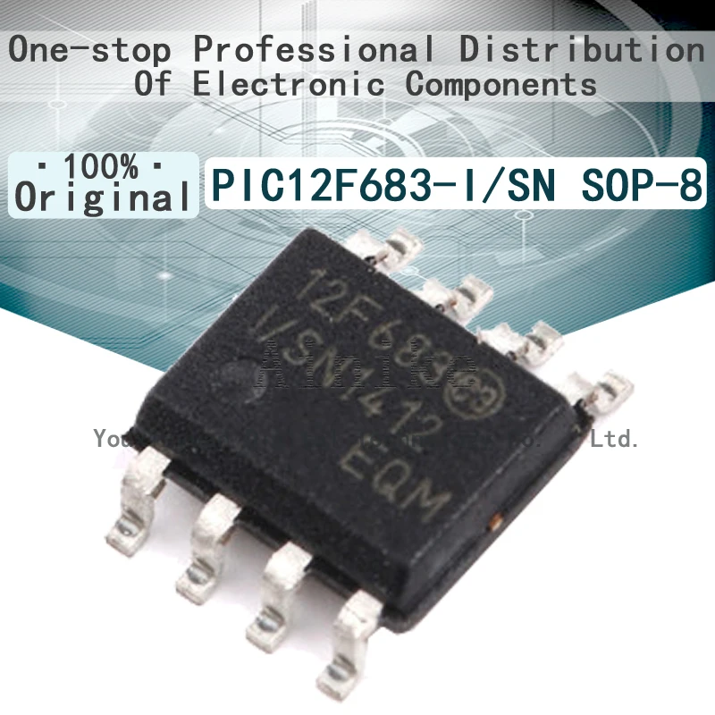 

10/Pcs New Original PIC12F683-I/SN SOP-8 8-bit flash microcontroller IC SOIC-8 PIC12F683