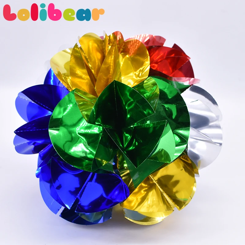 

Appearing Ball Flower (24CM) Magic Spring Flower Magic Tricks Stage Magica Bouquet Appearing Illusions Gimmick Props Magicians