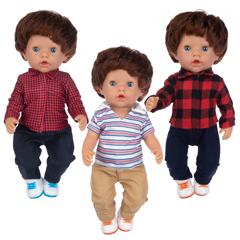 

Skirt Suit Baby Dolls Pop Reborn Silicone Boy 48cm Born Poupee Boneca Baby Soft Toy Girl Todder Gift