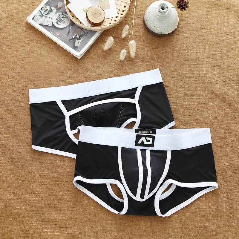 Brand Sexy Mens Underwear Jockstraps Cotton Sexy Jocks Bikini G-strings Men thong cuecas Male panties Briefs Gay underwear Penis