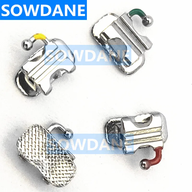 New Dental Orthodontic Buccal Tube Single Sgl Tube 1st Molar MBT 0.022 Convertible Conv Type Mesh Base Dentist Ortho Materials