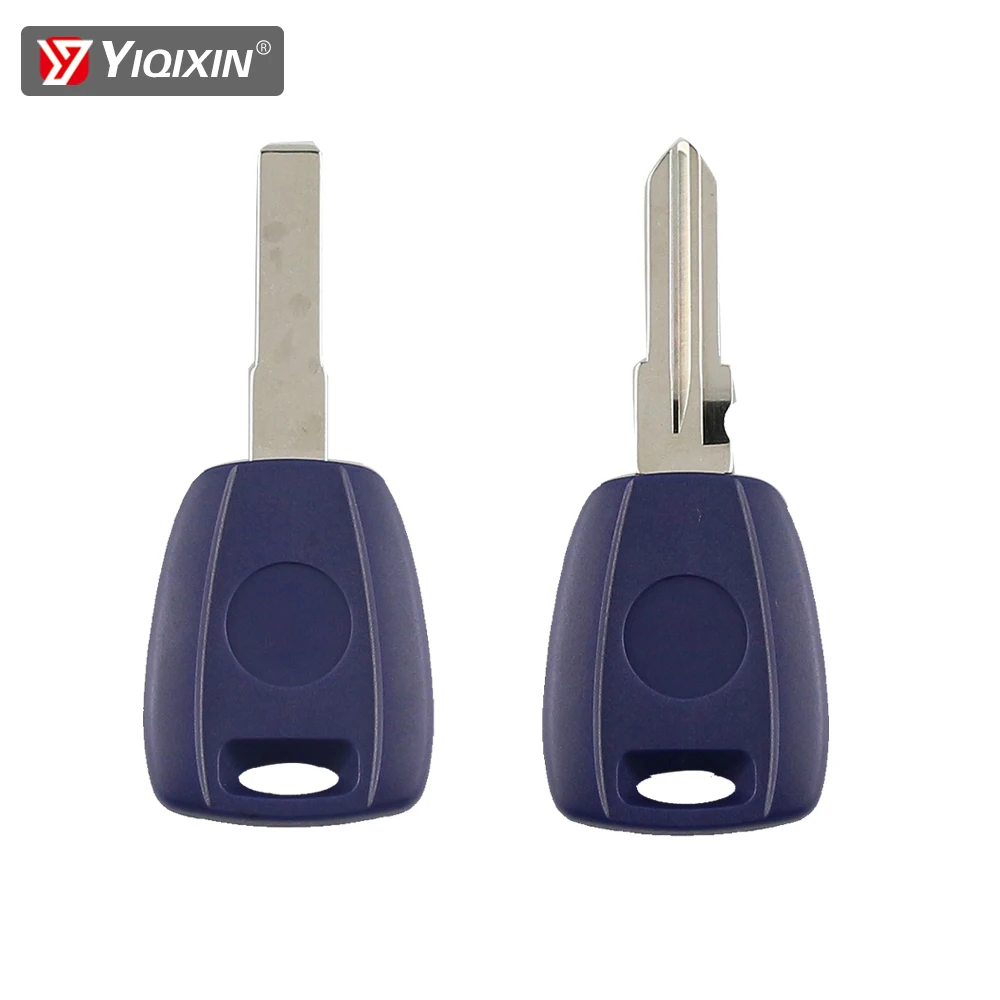 

YIQIXIN синий для Fiat 500 Punto Stilo Scudo Panda Bravo Doblo Ducato Grande ежедневный автомобильный брелок для ключей чехол лезвие транспондер