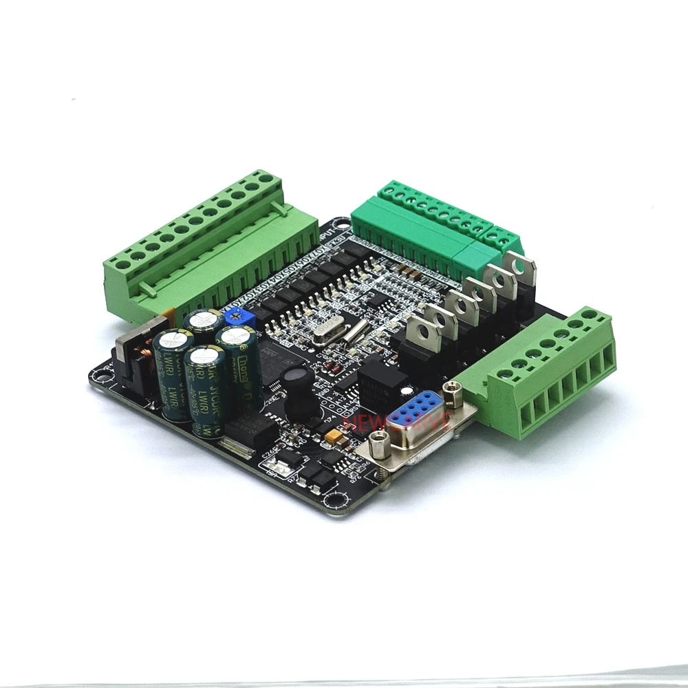 PLC Industrial Control Board FX3U-14MR FX3U-14MT 8 Input 6 Output 6AD 2DA And RS485 Compatible With FX1N And FX2N NEWCARVE