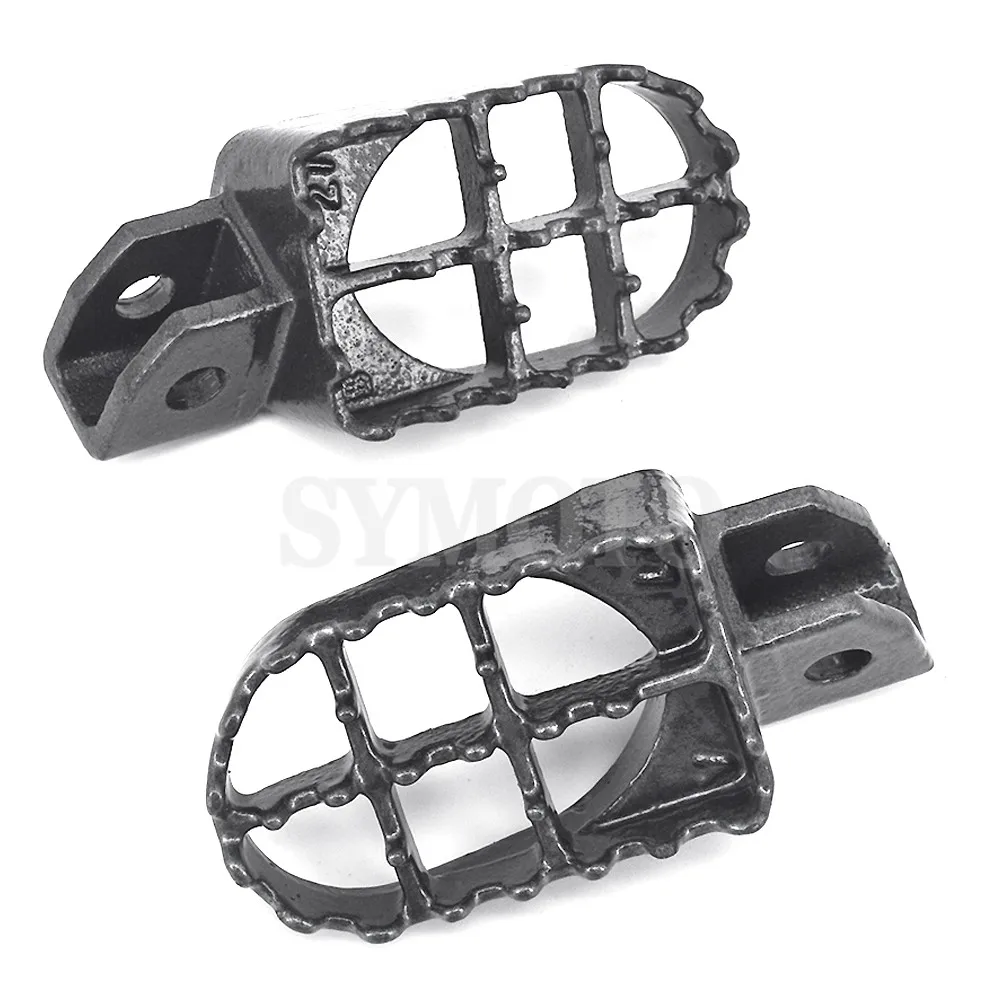 Dirt Bike Motorcycle foot pegs Footrest Pedal For Yamaha WR200 WR250 1990-1997 WR500 1987-1993 XR350 XR500 1983-1984