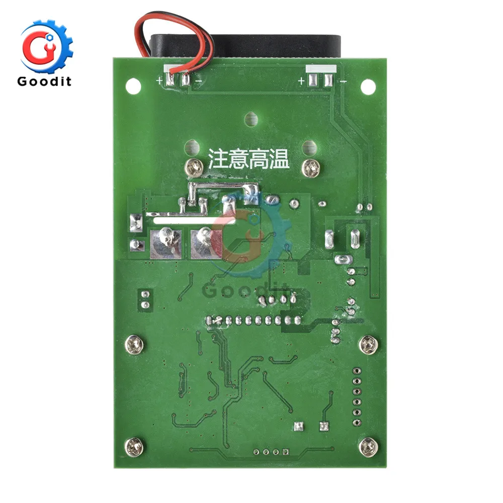 9.99A 60W 30V Constant Current Electronic Load Discharge Battery Capacity Tester Meter With Dual LED digital Fan Module