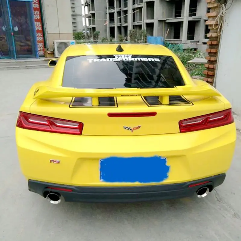 For Chevrolet Camaro Bumblebee spoiler Primer unpainted  ABS material 2010 2011 2012 2013 2014 2015