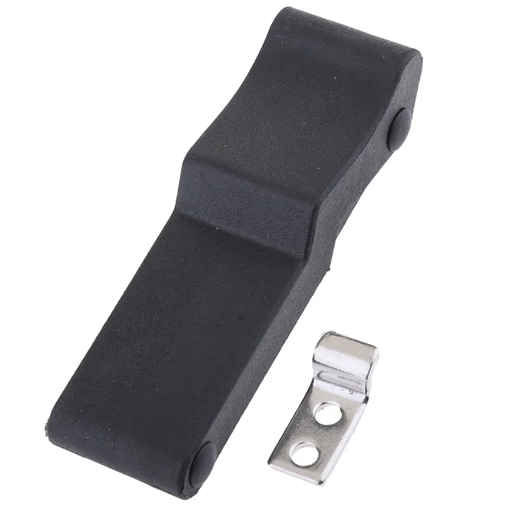 4'' Flexible Draw Latch Soft Black Rubber Replace Southco C7-10