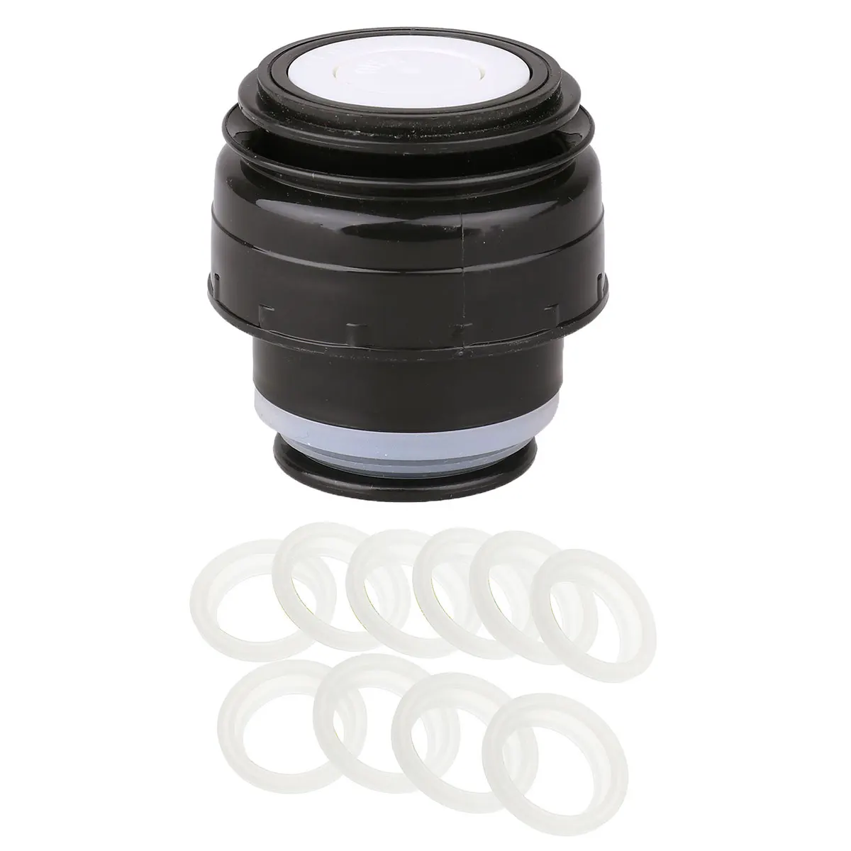 4.5cm/5.2cm Vacuum Flask Lid Thermoses Cover Stopper Outdoor Travel Cup Bullet Flask Covers with Silicone Sealing O-Rings Gasket