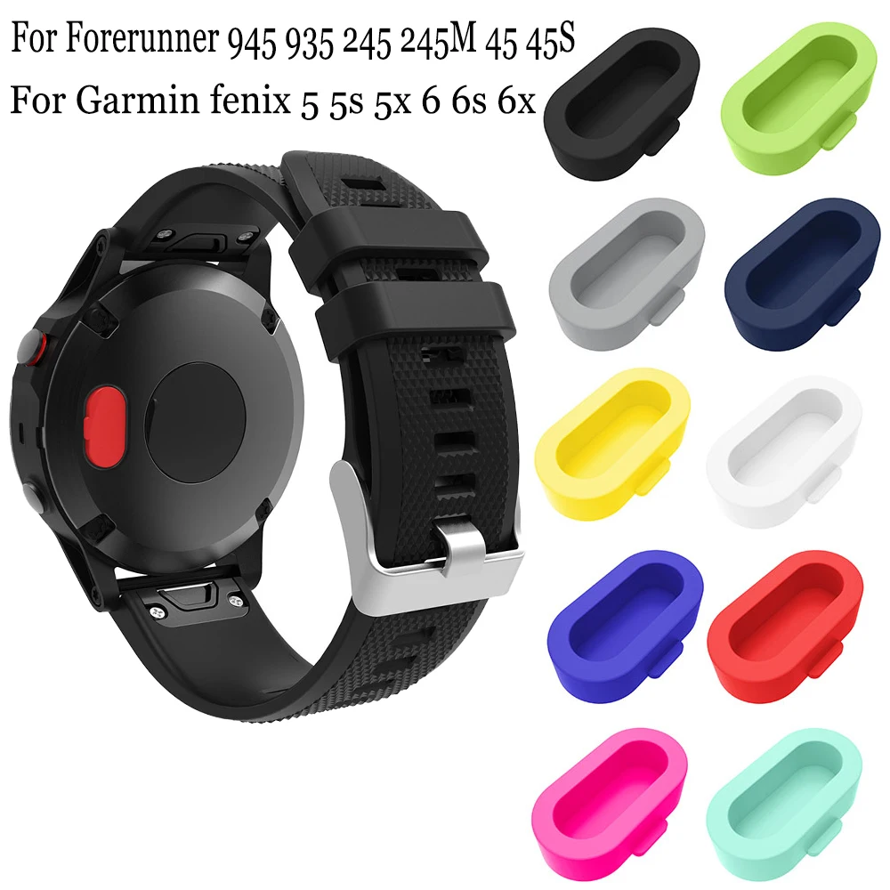 New Silicone Dust Plug Cover Charger Case for Garmin forerunner 945/935/245/245M/45/45S Fenix 6 6S 6X 5 5X 5S/Vivoactive 3 Venu