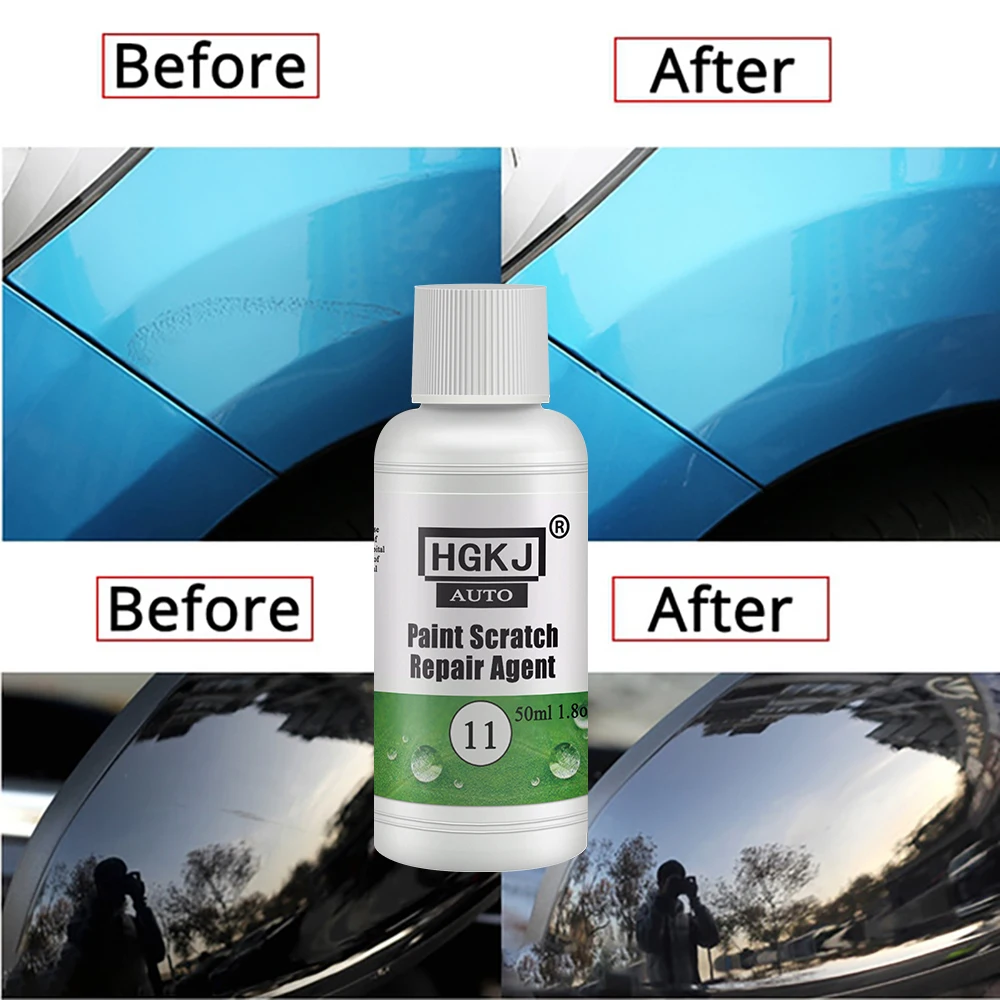 HGKJ 11 Paint Care Restorer Slight Scratch Solution Remover Repair Agent Polishing Paste Restoration Wax for Auto Car Products