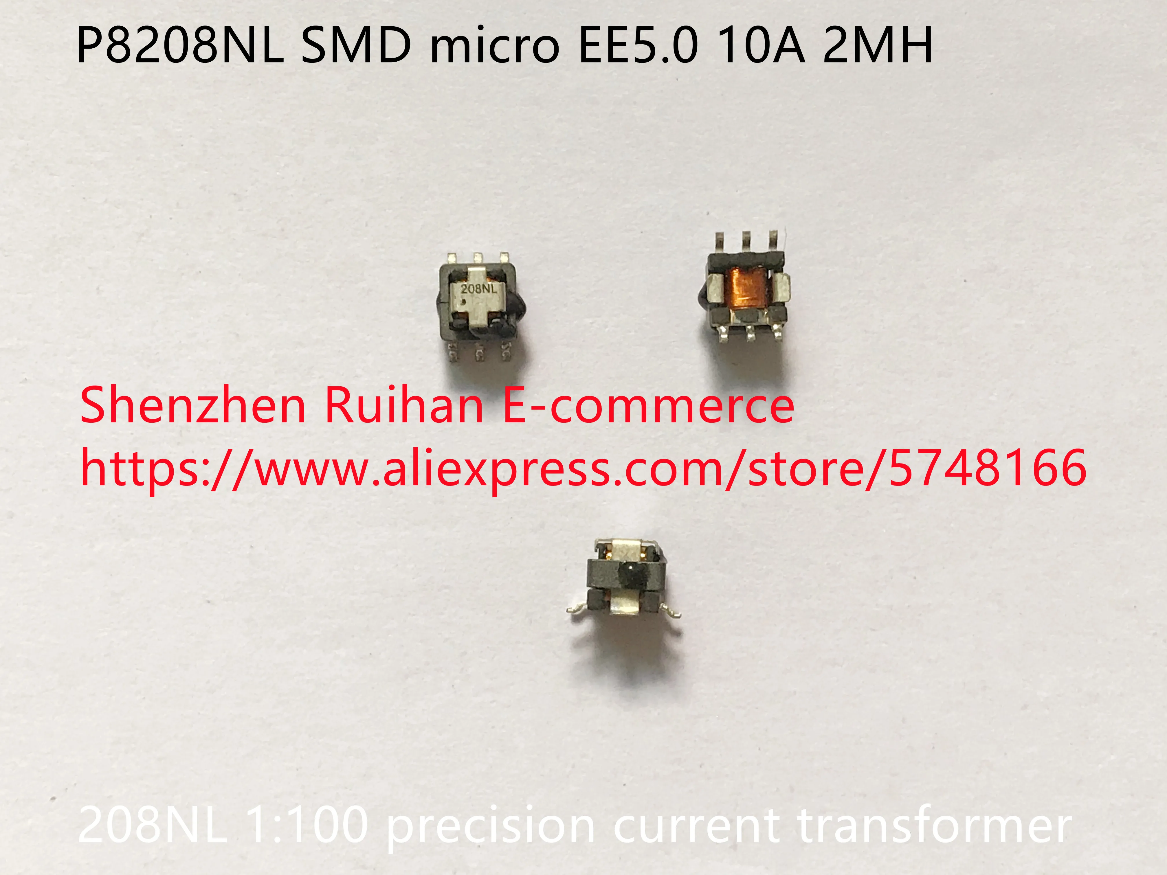 

Original new 100% P8208NL SMD micro EE5.0 10A 2MH 1:100 precision current transformer