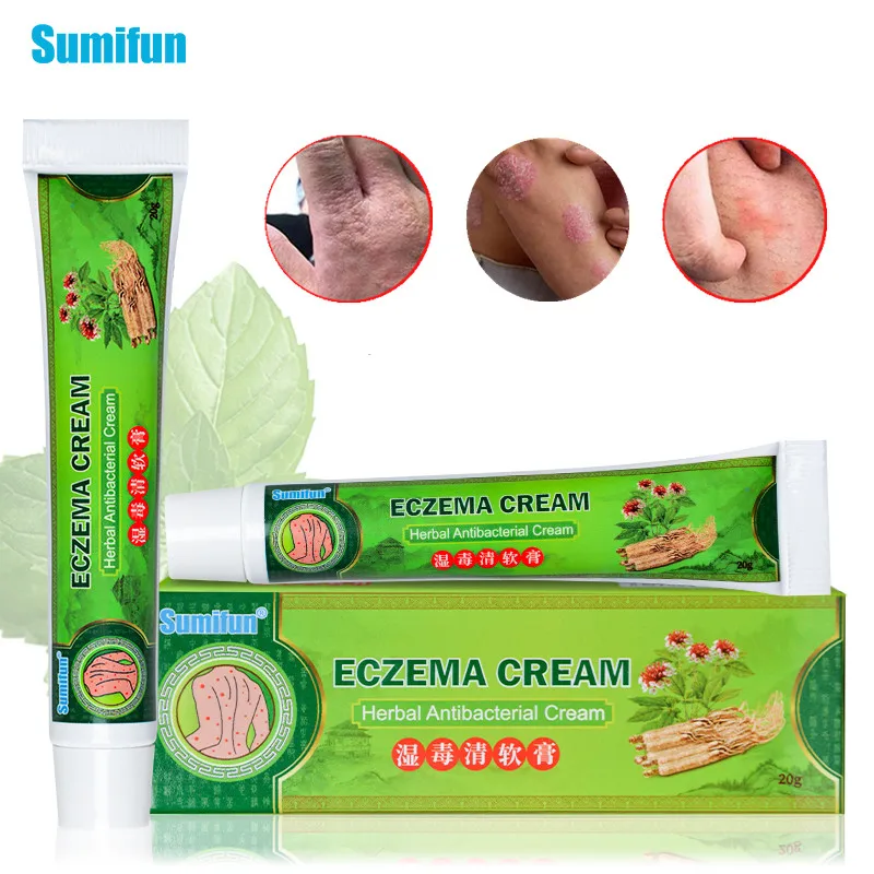 

1pc/20g Sumifun Chinese Herbal Eczema Cream Antipruritic Antibacterial Ointment Psoriasis Dermatitis Medical Plaster Skin Care