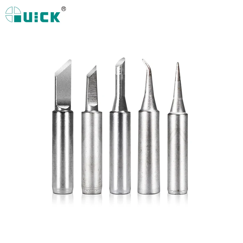 QUICK 936 Silver Soldering Iron Tip Set USB Desoldering Pump Welding Tools Rework Soldering Station Repair Head Tool Kit