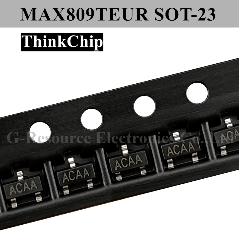 (20 pcs) MAX809TEUR SOT-23 MAX809 SMD MCU Monitor IC (Marking ACAA)