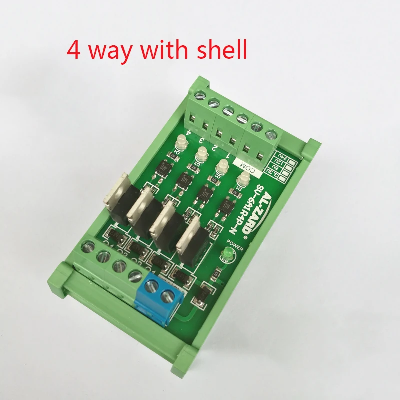 2-32 PLC amplifier board, input general-purpose Optocoupler Isolation Board, Transistor Amplifier Board 3.3V 5V 12V 24V