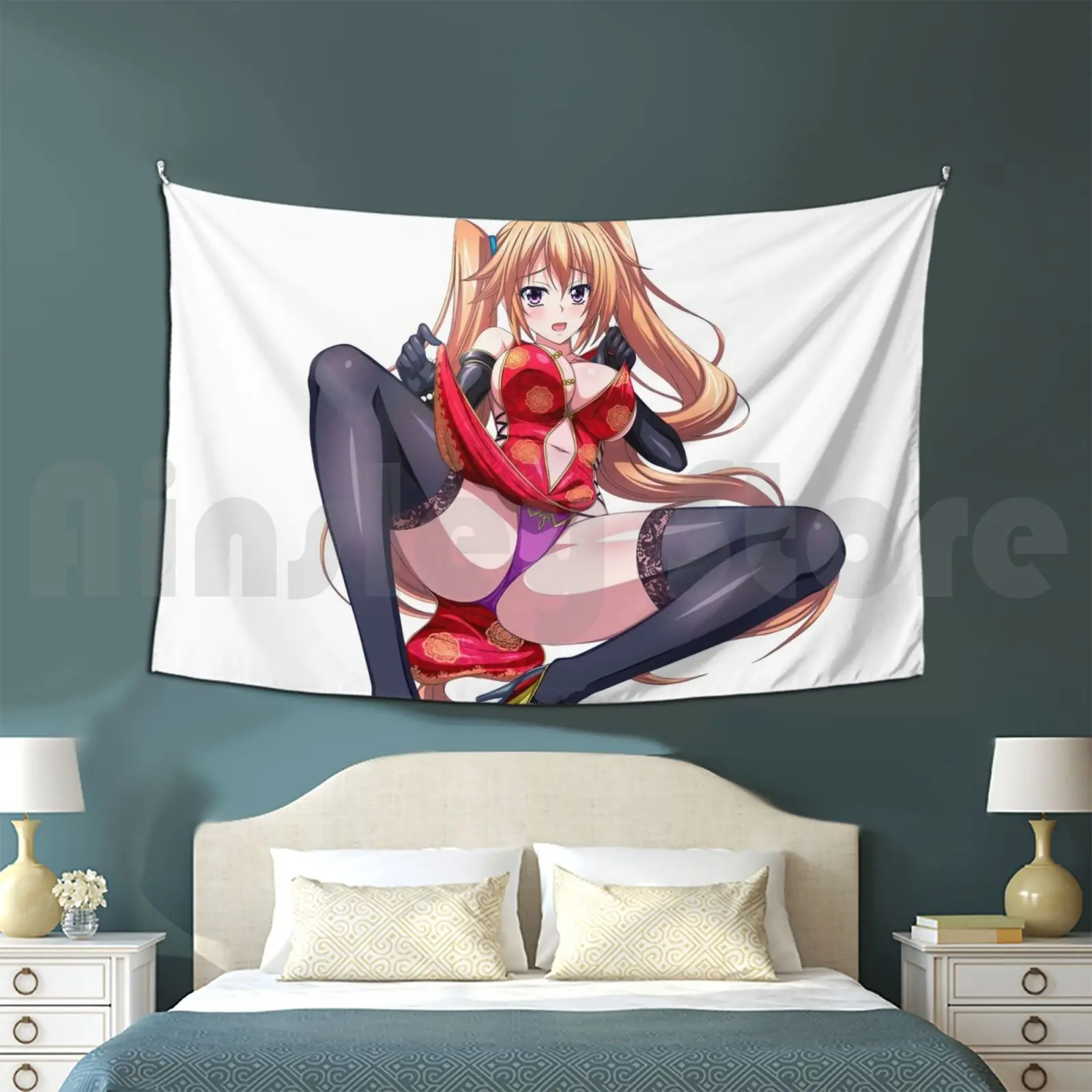 Lewd Shidou Irina Panties | High School Dxd Ecchi Hentai Tapestry Living Room Bedroom Rias Gremory Highschool Dxd High School Dx