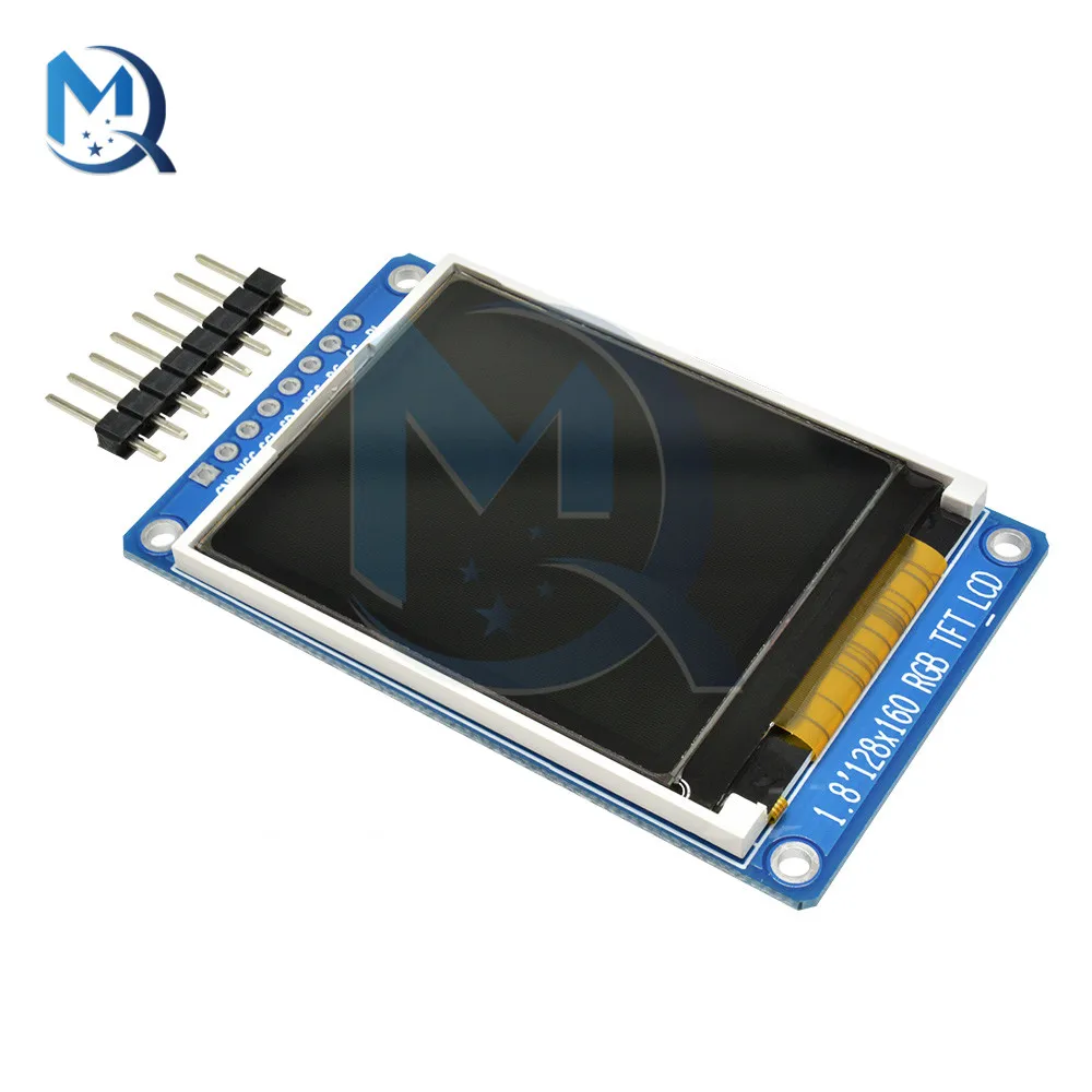 Modulo Display LCD TFT da 1.8 pollici Full Color SPI 128x160 risoluzione ST7735S modulo schermo LCD Driver per Arduino KIT fai da te