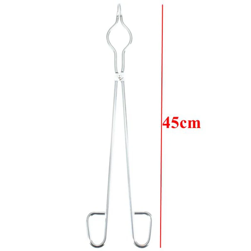 45cm Stainless Steel Crucible Tong Clamp Graphite Melting Furnace Pliers Holder