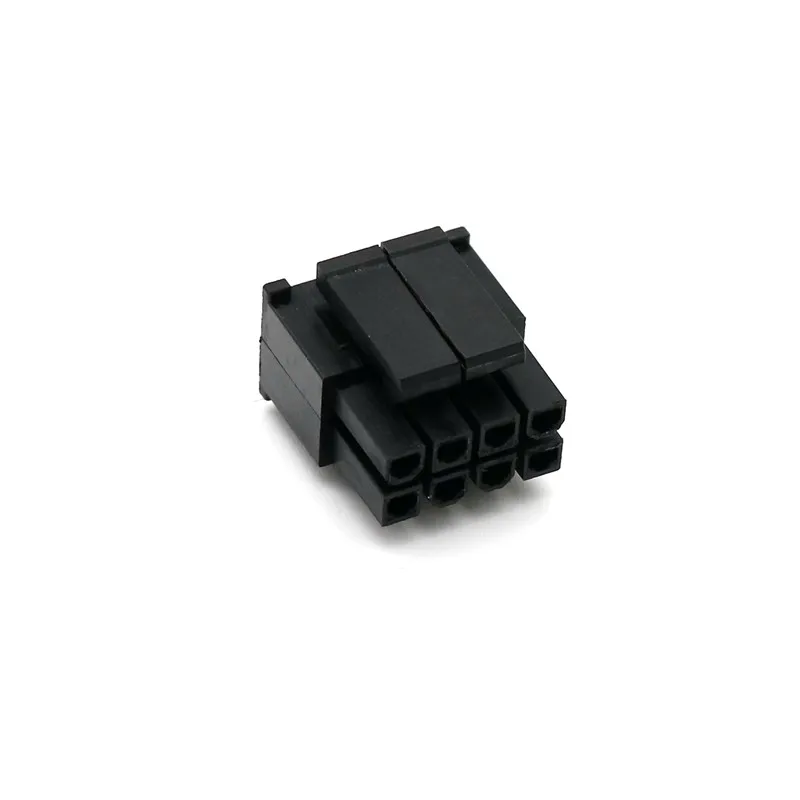 Angitu CPU 8(4+4)Pin ATX Male Connector Power Black White 4.2mm Pitch 5557 Housing-10pcs