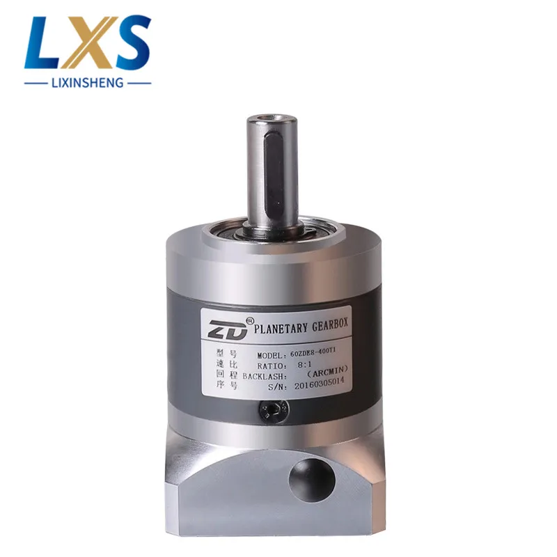 ZD Motor 60ZDE High Precision Planetary Reducer Machine Gearbox Servo Stepper Motor Reducer 60ZDE8-400T